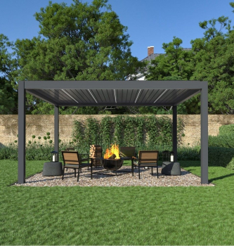 SkyMax Pergola Ultra Aluminium LED 3x5m motorisiert